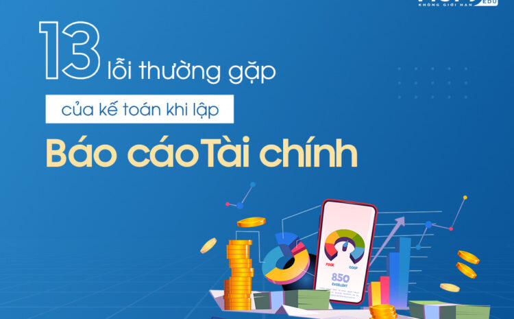  13 Lỗi thường gặp của kế toán khi lập Báo cáo Tài chính