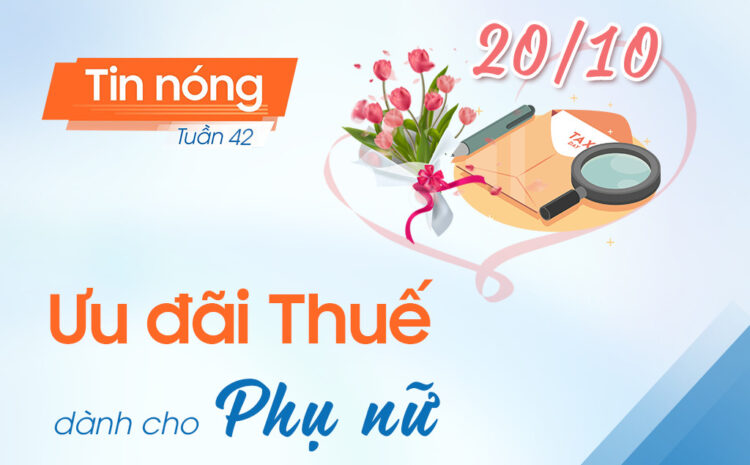  Những ưu đãi thuế dành cho Phụ nữ