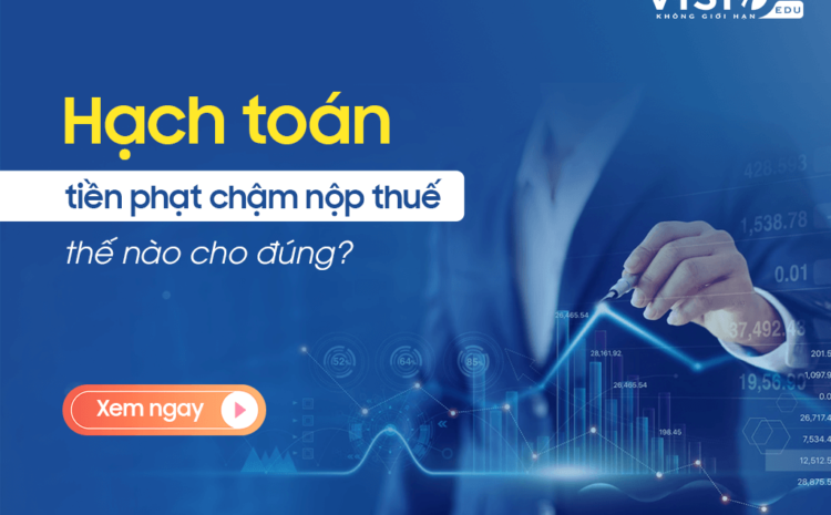  Chậm nộp thuế: Mức phạt và cách hạch toán tiền phạt