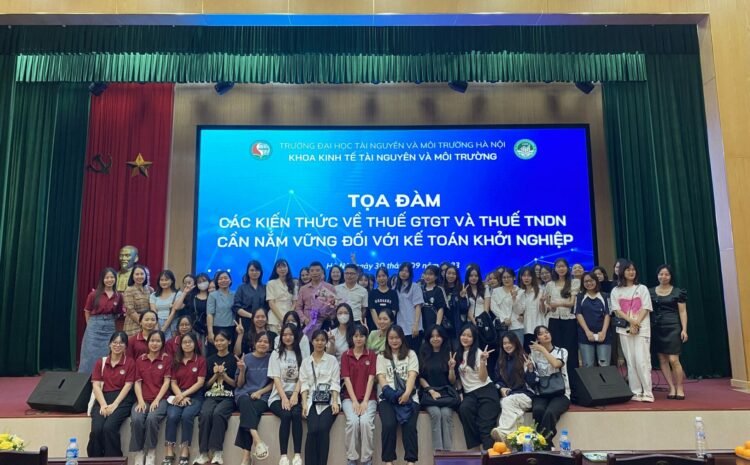  VisioEdu kết hợp cùng Trường Đại học Tài nguyên và Môi trường Hà Nội đào tạo kế toán