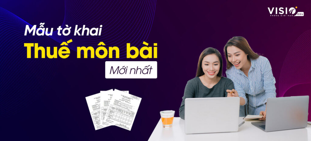 Mẫu tờ khai thuế môn bài mới nhất