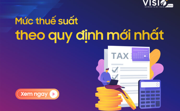  Thuế suất là gì? Các mức thuế suất theo quy định mới nhất