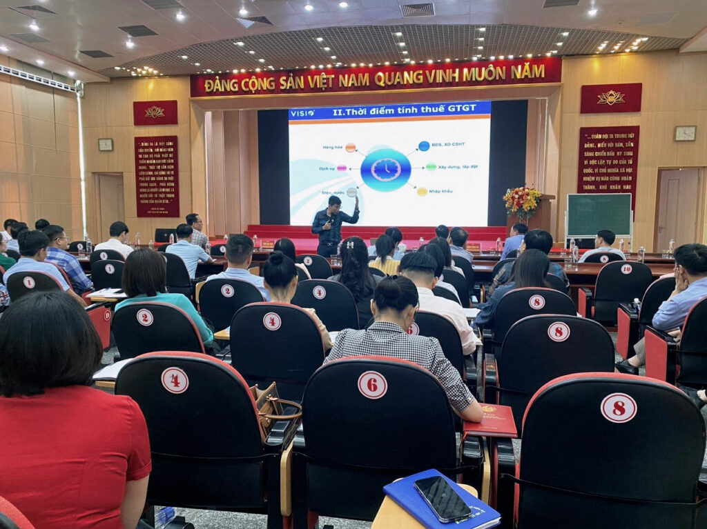 VisioEdu đào tạo Thuế cho Tổng công ty Đông Bắc – Bộ Quốc Phòng