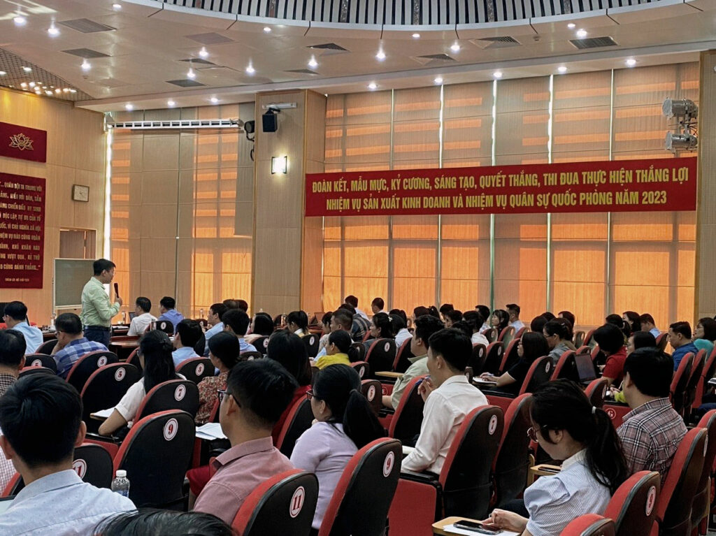 VisioEdu đào tạo Thuế cho Tổng công ty Đông Bắc – Bộ Quốc Phòng