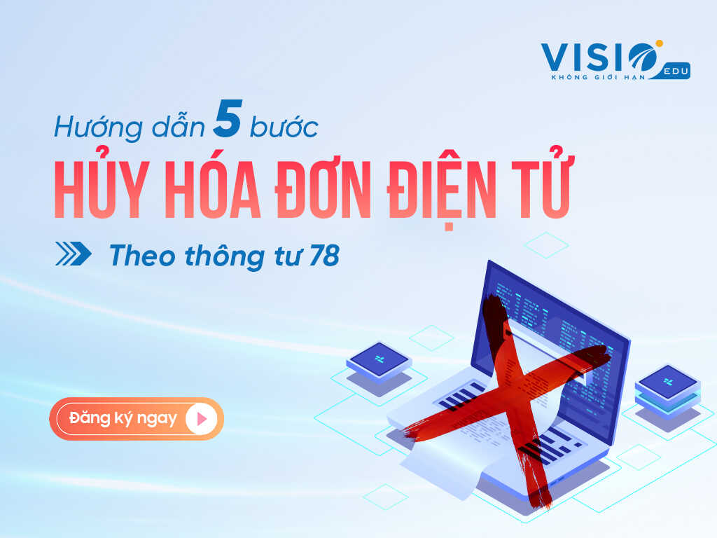 hủy hóa đơn điện tử theo thông tư 78