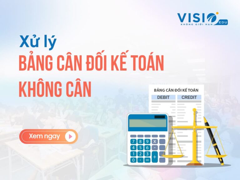 bảng cân đối kế toán không cân